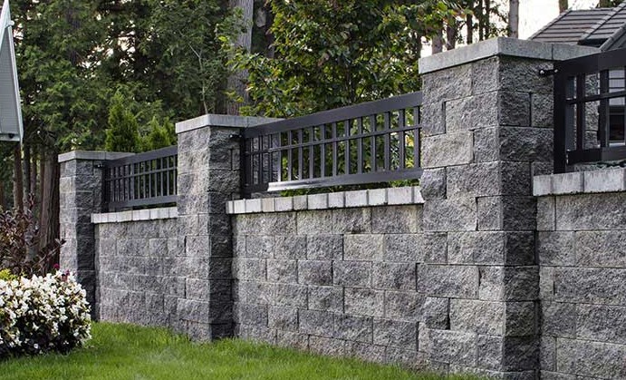 block stone fences